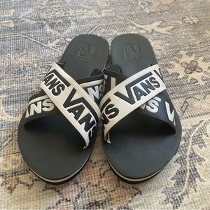 NWOT Vans Leather Sandals